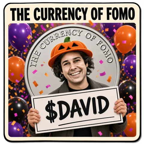 The currency of FOMO · pumpkin hat